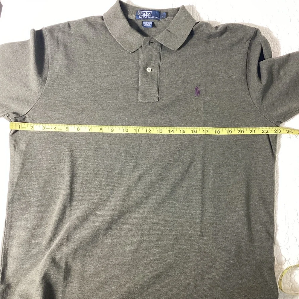 Polo by Ralph Lauren Iconic Mesh Long Sleeve‎ Knit Shirt Mens Size Large Green